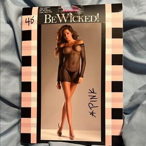 Hot pink Fishnet dress